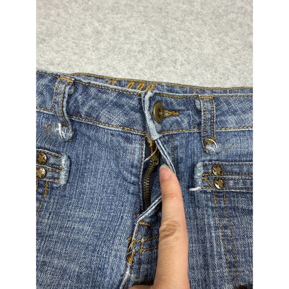 Y2K Bubblegum Womens Size 11/12 Denim Mini Skirt - Picture 6 of 8